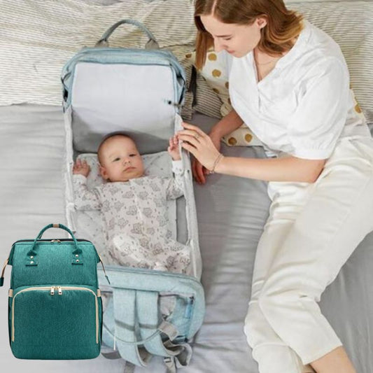 Baby Bag™ | Sac à Dos à Langer pour Bébé avec Lit Pliable.