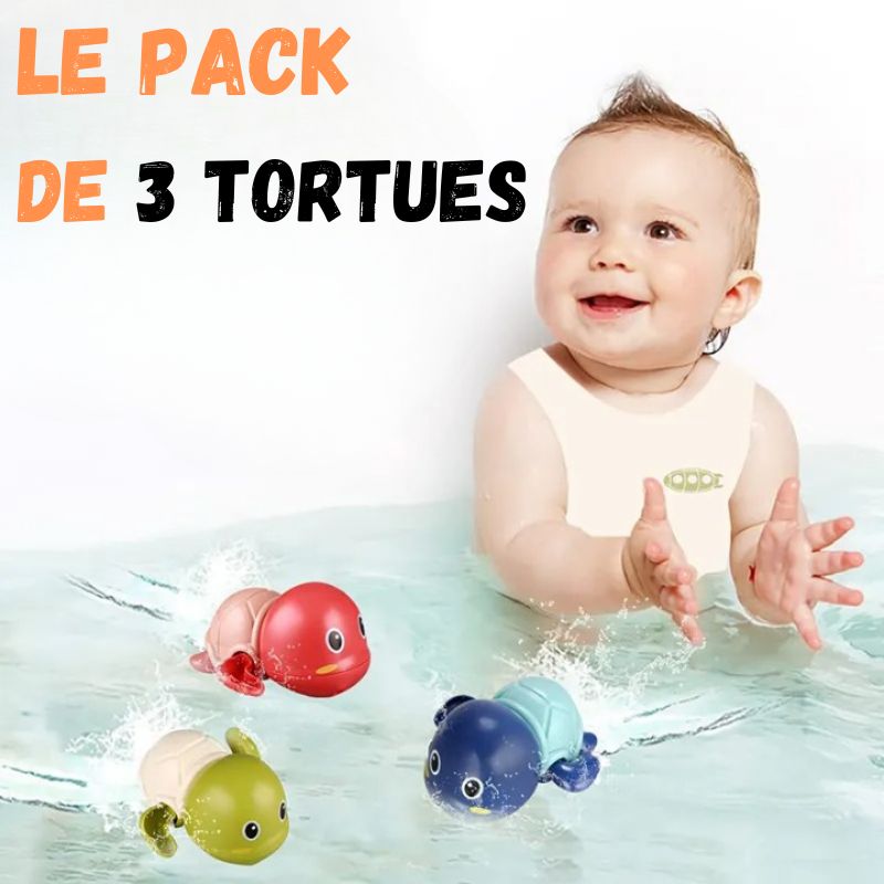 Baby Toy™ | Pack de 3 tortues nageuses